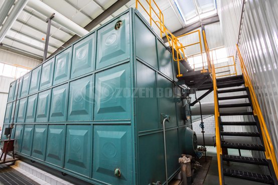 35噸SZS系列冷凝式沼氣過熱蒸汽鍋爐項目