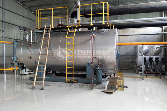 聯(lián)華染整25噸SZS系列環(huán)保型沼氣蒸汽鍋爐項目
